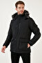 Plush Lined Water and Wind Resistant Cold Proof Slim Fit Coat Men's Coat5711051 - 2