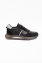 Men's Black Genuine Leather Lace-up Casual Shoes 1033240152