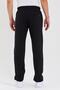 Black Back Pocket Label Detailed Straight Leg Men's Cotton Sweatpants - 6