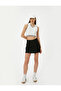 Polo Collar Crop Top Sleeveless Striped Cotton - 2