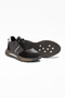 Men's Black Genuine Leather Lace-up Casual Shoes 1033240152 - 4
