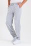 Black-anthracite-navy blue-gray Men's Straight Leg Cotton 4-Piece Sweatpants with Back Pocket and Label Detail - 6