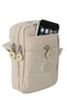 M 227 Crinkle Fabric Unisex Small Shoulder Bag, Phone Holder - 6