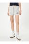 Comfortable Fit Mini Shorts with Tie Waist and Print Detail - 3