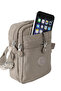 M 227 Crinkle Fabric Unisex Small Shoulder Bag, Phone Holder - 7