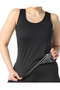 Athlete Extra Thin Sauna Thermal Undershirt Help Your Sweating Polymer Fabric Corset Effective Black Color - 3