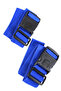 Luggage Suitcase Bag Safety Belt-Sax, Locked, 2 Pieces - 2