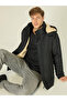 Men's Hooded Furry Windproof Winter Coat & Coat & Parka - 3