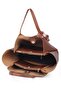 Quality Large Size Shoulder and Shoulder Bag with Scarf Detail - 2