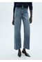 Catherin High Waisted Culotte Jean Pants