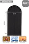 (3 Pcs) Evening Dress Cover with Zipper Gamboç 60X160 Black - 2