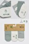 Bistyle Organic 3-Piece Basic Non-Slip Socks (Nil) - 5