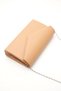 Women's Short Heeled Stylish Buckle Casual Shoes and Bag Set Nude - 2