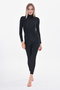 Full Jumpsuit Zippered Long Sleeve Swimsuit Lycra / Hijab Swimsuit - 5