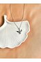 Women's Silver Color Phoenix Necklace, Emerald Phoenix Figured Bijouterie Necklace - 4