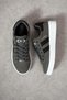 503 Smoked Black Color White Sole Lace up Casual Women's Sports Shoes - 2