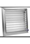 Shiny Eloxal Bathroom Grille - 45*45