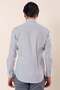 Navy Blue Long Sleeve Printed Pocketless Cotton Lycra Classic Slim Fit Slim Fit Shirt 1004230115 - 5