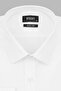 Men's White Long Sleeve Hard Collar Cotton Slim Fit Shirt 1004240057 - 7