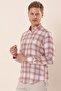 Men's Tile Long Sleeve Checkered 100% Cotton Classic Slim Fit Slim Fit Shirt 1004230176