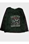 Boy's Green Brooklyn 73 Patterned Six Plaid Long Sleeve Winter Fleece Pajama Set - 4
