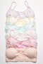 Girl's Bustier Padded Rope Strap Combed Cotton Training Bra 6 Pieces - 2
