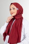 Brisa Voile Shawl Burgundy(Fine Delicate Special and Daily Use) - 3