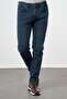 Men's Dark Khaki Plain Cotton 5 Pocket Slim Fit Denim Jeans Jean Pants 1023245155 - 3