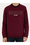 Burgundy Regular Fit Crew Neck Sweatshirt 50279532-Vr014 - 6