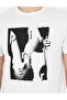 White Slim Fit 100% Cotton Crew Neck T-Shirt 50282065-Vr013 - 7