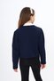 Girl's School Cardigan with Snap Detail - 5