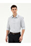 Gray Slim Fit Long Sleeve Shirt 50282967-Vr024 - 3