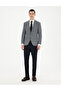 Gray Ex. Slim Fit Wool Blend Plaid Jacket 50284927-Vr024 - 4
