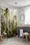 Bathroom Curtain, Green Palm Forest Pattern Shower Curtain, Bathtub Curtain 175X200Cm - 3