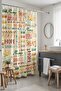 Bathroom Curtain, Motivational Lettering Patterned Shower Curtain, Bathtub Curtain 175X200Cm - 2