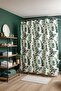Bathroom Curtain, Eucalyptus Leaf Patterned Shower Curtain, Bathtub Curtain 175X200Cm - 2