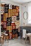 Bathroom Curtain, Ethnic African Pattern Shower Curtain, Bathtub Curtain 175X200Cm - 2