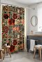 Bathroom Curtain, Ethnic Havaii Vacation Pattern Shower Curtain, Bathtub Curtain 175X200Cm - 2