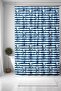 175X200Cm Patterned Bathroom Curtain - Striped Sailor and Bagels - 3
