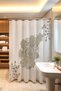 Bathroom Curtain, Bohemian Cream Women and Butterflies Patterned Shower Curtain, Bathtub Curtain 175X200Cm - 3