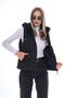 Women's Zipper Closure Hooded Inflatable Vest 255378 - 265297