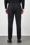 Men's Black Cotton Comfort Fit Chino Trousers with Side Pockets 1003245164 - 5
