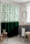 Bathroom Curtain, Ethnic Eucalyptus Leaves Pattern Shower Curtain, Bathtub Curtain 175X200Cm - 2