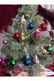 Christmas Pine Tree Ball Colorful 3 cm 12 Pieces Colorful Christmas Balls - 5