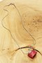 Coral Natural Stone Chain Handmade Necklace End: 1.5 cm Chain: 20 cm Boxed - 7