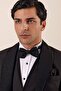 Men's Black Patterned Detachable Shawl Collar Vest 6 Drop Slim Fit Tuxedo Groom Suit 1001230203 - 5