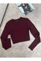 Long Sleeve Basic Crop Top