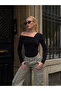 Women's Black One-Shoulder Asymmetrical Cut Bodysuit Hzl25W-Zk11521