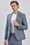 Men's Dark Navy Blue Swallow Collar Cotton Linen 6 Drop Slim Fit Classic Suit 1001240103 - 6