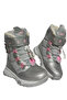 Durable, Waterproof, Orthopedic, Velcro, Beige Girl's Snow Boots - 2